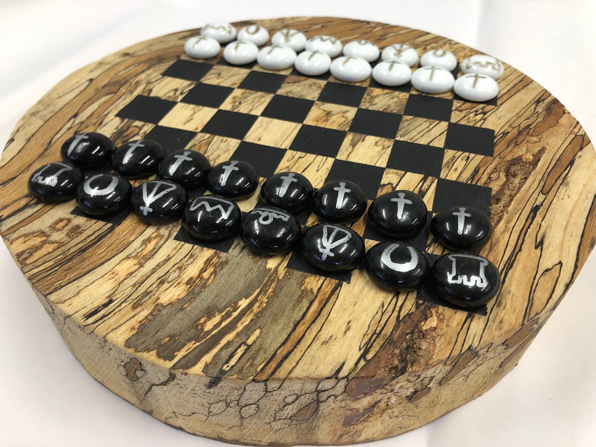 Our wooden chess board is completely handmade by one of our talented A-Level DT students. 
It's crafted completely by hand from a rough cut slab of oak, to a fine cut and precisely finished piece of art, perfect for gifts, playing chess or drafts, or even a present!
#handmadehour