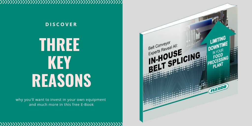 flexco's tweet photo. This free E-Book reveals three excellent reasons why you’ll want to seriously consider investing in your own equipment and training your maintenance crew to splice belts: https://t.co/AAODwQAA7d https://t.co/DoiGx52HtC