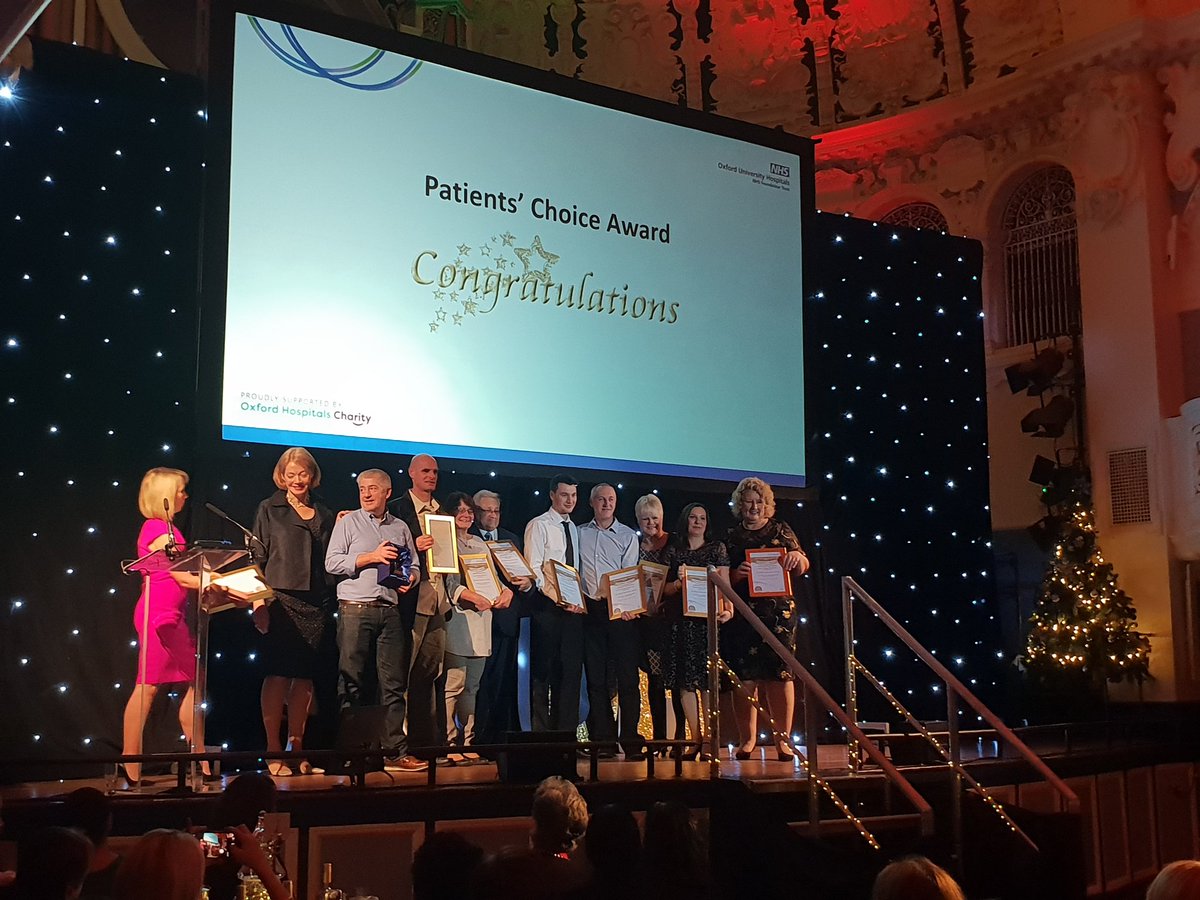 The 'unseen heroes' at <a href="/OUHospitals/">OUH</a> have been given the Patients Choice Award for their tireless work behind the scenes. #OUHAwards18