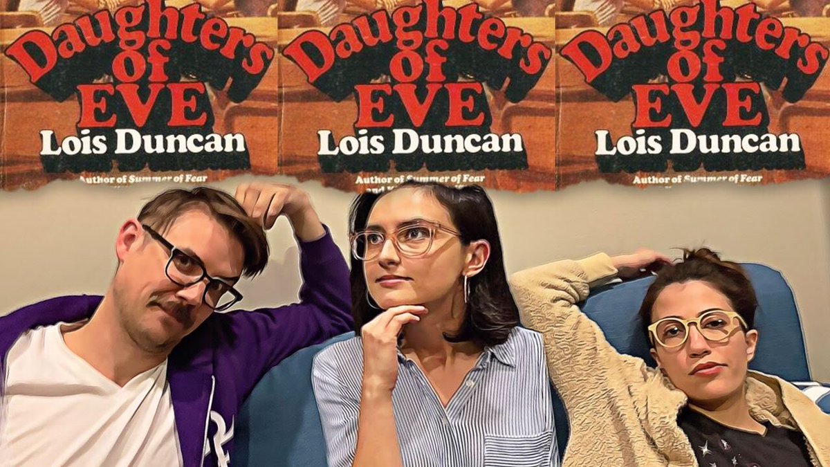Teen Creeps Podcast (@teencreepspod) on Twitter photo NEW! Friend of the pod <a href="/Patrick_Ehlers/">Patrick Ehlers</a> (Nintendo Cartridge Society, Same Day Shipping) joins Kelly and Katai (who was definitely present for this photo) to talk Lois Duncan’s “Daughters of Eve!”
🎧 <a href="/ApplePodcasts/">Apple Podcasts</a> apple.co/2RCLn5x
🎧 <a href="/Spotify/">Spotify</a> spoti.fi/2QeIpYg NEW! Friend of the pod <a href="/Patrick_Ehlers/">Patrick Ehlers</a> (Nintendo Cartridge Society, Same Day Shipping) joins Kelly and Katai (who was definitely present for this photo) to talk Lois Duncan’s “Daughters of Eve!”
🎧 <a href="/ApplePodcasts/">Apple Podcasts</a> apple.co/2RCLn5x
🎧 <a href="/Spotify/">Spotify</a> spoti.fi/2QeIpYg