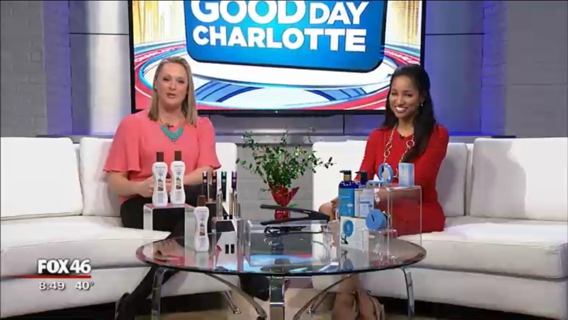 lisacocuzzaIAGT's tweet photo. @FOX46News #GoodDayCharlotte today presented by #itsaglamthing @EnyaFlack  @pagefehling @BioSilkHaircare @VeilCosmetics @purador @npbeautiul   #passporttobeauty  #hair #holiday2018 #oils #lotion #shampoo #conditioner #news #charlotte #northcarolina https://t.co/broGdrzO3u