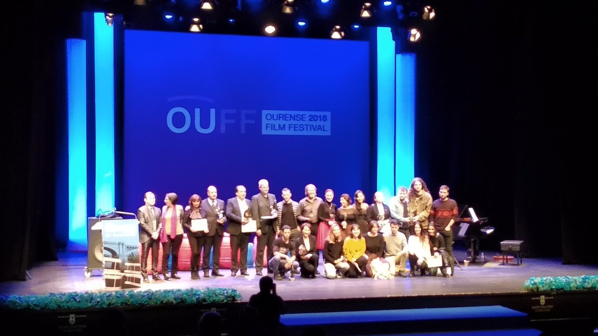 ouffestival's tweet photo. Foto de familia de tódolos premiados neste #OUFF2018 https://t.co/VsWszYPY3o