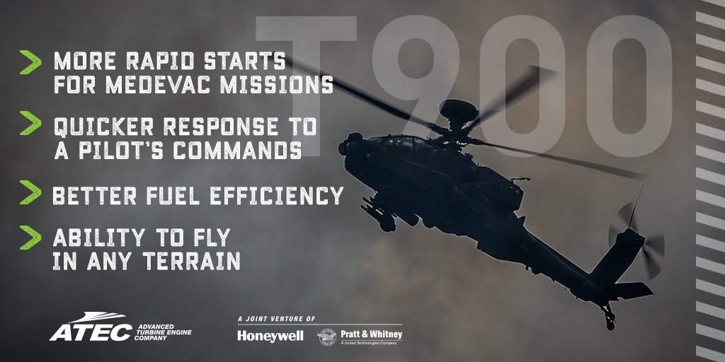 ATECengine's tweet photo. The advantages of the #dualspool #T900 engine are clear. #ATECadvantage https://t.co/POzCNuNCvK