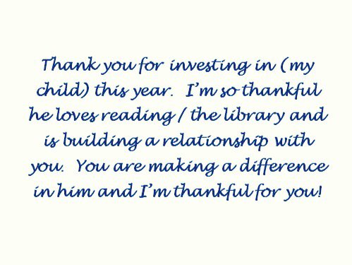 DCMSMediaCenter's tweet image. Kind words shared by a 6th grade parent ...  #RHSDLibraries  #ThankfulForSchoolLibraries