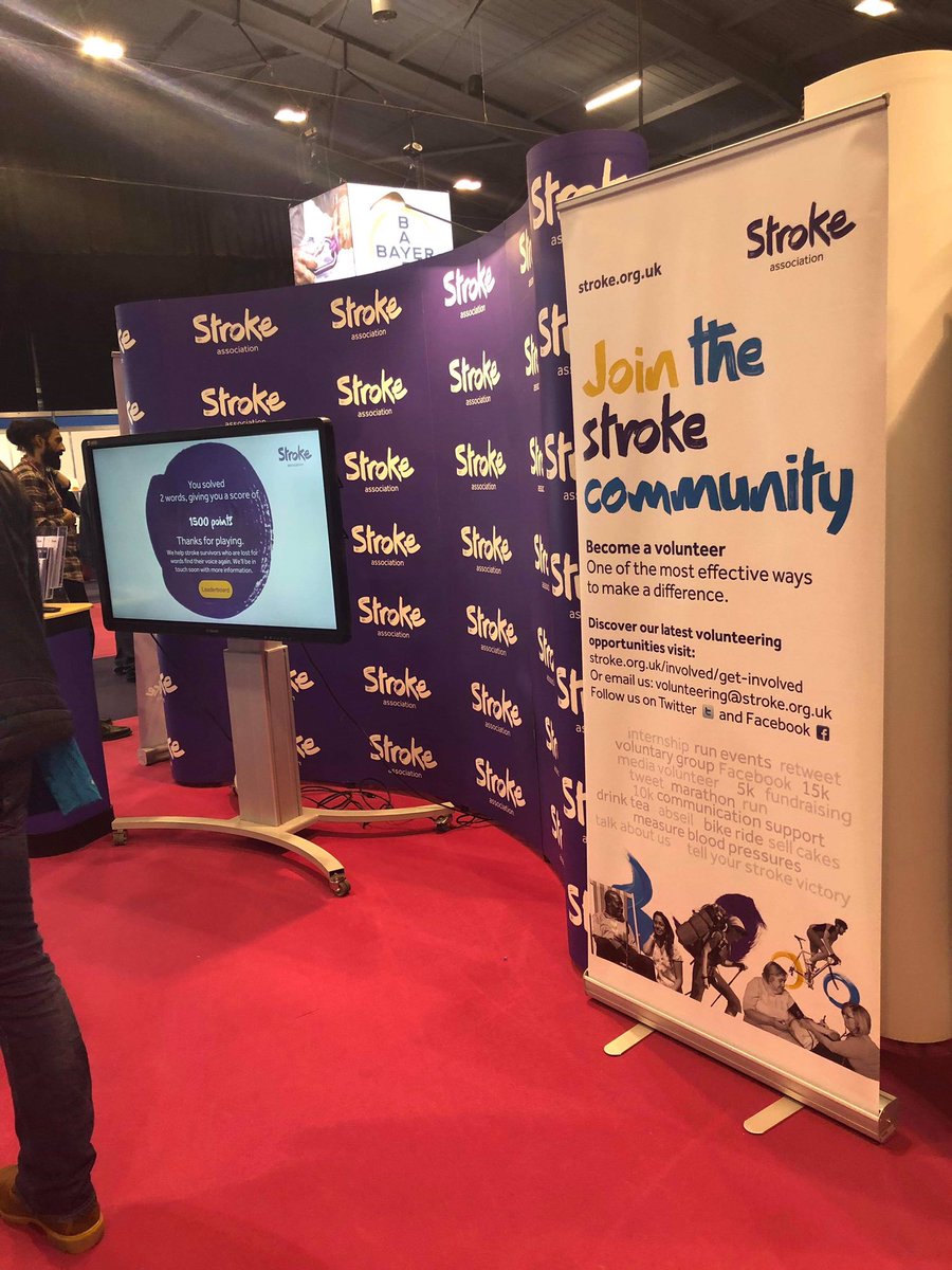 StrokeUlht's tweet photo. We’re @UKStrokeForum this week, lots of new ideas to help develop our stroke service. @LCHStrokeUnit @ULHT_News #stroke #Strokecare #acutestrokecare #patientcenteredcare #safecare #strokerecovery https://t.co/50UzBqY5jV