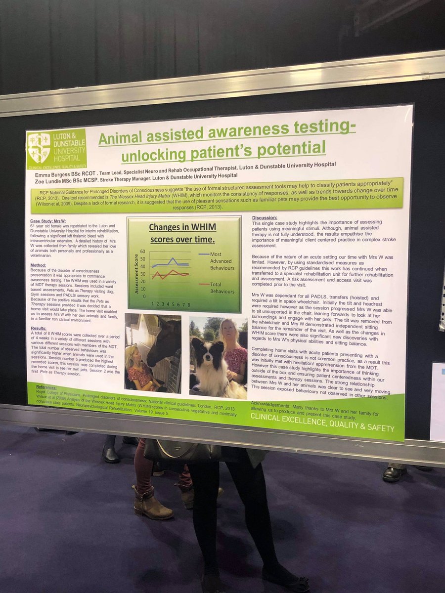 StrokeUlht's tweet photo. We’re @UKStrokeForum this week, lots of new ideas to help develop our stroke service. @LCHStrokeUnit @ULHT_News #stroke #Strokecare #acutestrokecare #patientcenteredcare #safecare #strokerecovery https://t.co/50UzBqY5jV