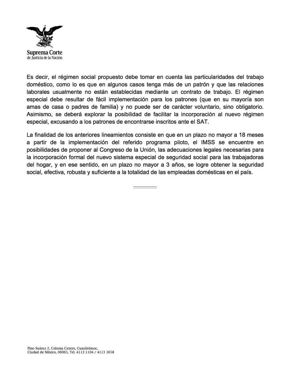ilsb_ac's tweet photo. Hoy la @SCJN ha declarado unánimemente q #TrabajadorasDelHogar deben tener seguridad social obligatoria y prestaciones de ley. Ha sido un largo camino de lucha de ellas x sus derechos.¡Celebramos este fallo histórico! Es un paso por la igualdad y justicia social en nuestro país. https://t.co/hoVTivix0u