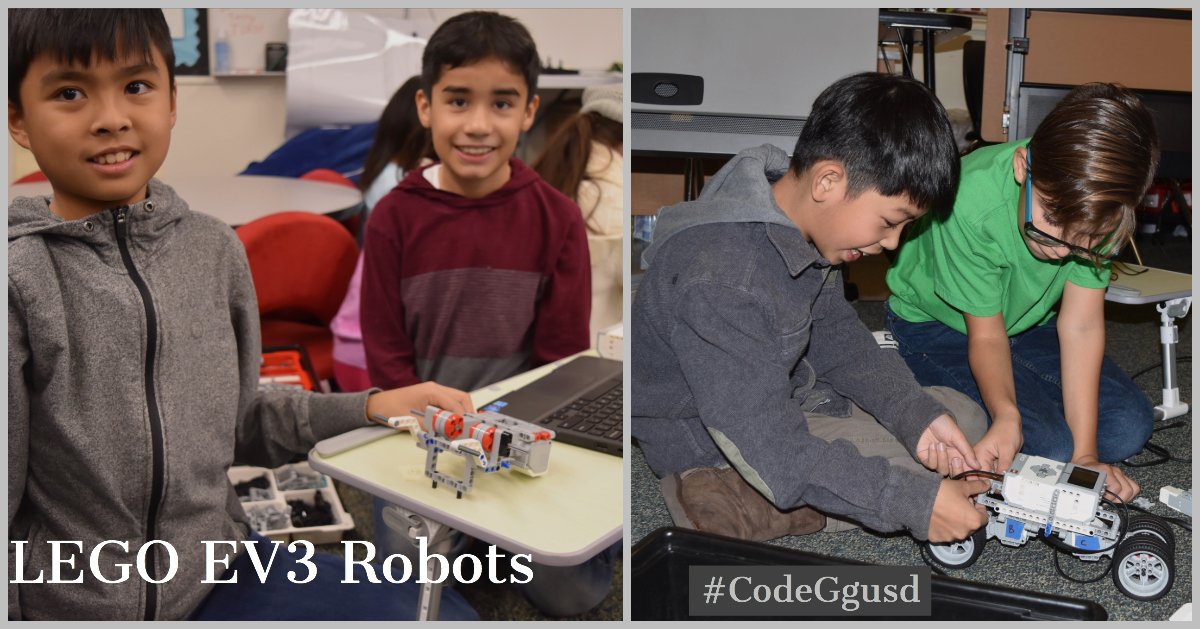 MurdyElementary's tweet photo. Robotics! Teaching students how to program LEGO EV3 Robots is just another way we are preparing our students for college and career success.  @GgusdEdTech @GGUSD #legoev3 #CSforAll #CSedWeek2018 #CodeGgusd #MurdyPride https://t.co/IKcSPkH483