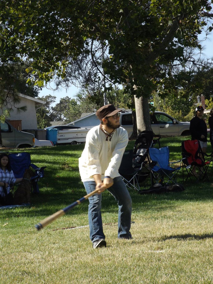It's Weird 1864 Base Ball Rule Wednesday!

Instead of a batter's box, the striker stands on a line drawn through the center of home plate that's three feet on both sides and parallel to the pitcher. Thanks <a href="/VBBA19c/">VBBA</a> for the interpretation!

Read the post: facebook.com/CentralValleyV…