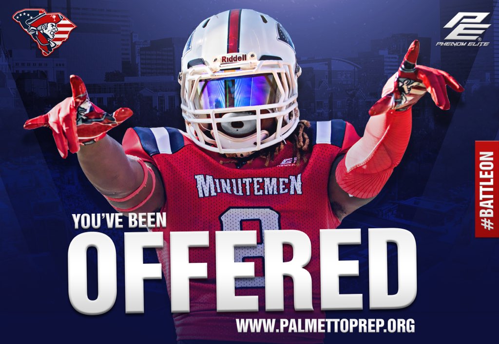 MichaelChatmon's tweet image. Bless to receive my second offer from Palmetto Prep Academy 💯@PalmettoPrepMM