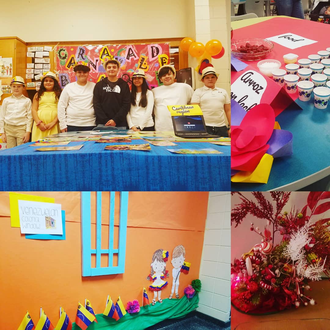 Selma_Middle's tweet photo. World Holiday Market Continues- We're learning all about how holidays are spent in South America and the Middle East on the 6th grade hallway! We are so proud of all the hard work our 6th graders put into their awesome projects and for showing us the best @JCPS_NC has to offer!!! https://t.co/nBpNDwU6vY