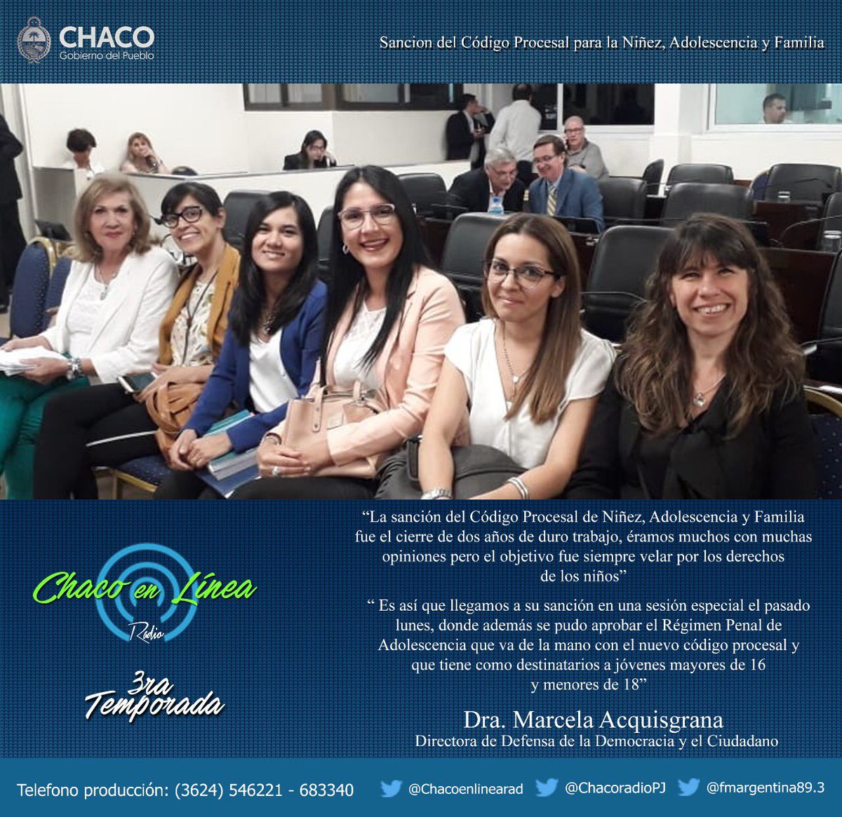 chacoenlinearad's tweet photo. Esto nos dijo la directora de Defensa de la Democracia y el Ciudadano, @marcelaacquisgr 👇🏽

#ChacoEnLineaRadio 📻 https://t.co/6hHMt7ZM91