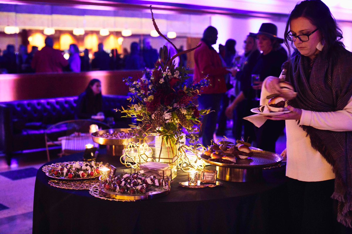 woolworthon5th's tweet photo. We’ve been busy making spirits bright in the ballroom this holiday season ✨ 
Still looking for a place to host your holiday party - we can help. Email events@woolworthonfifth.com with your event details &amp; we’ll take care of the rest. https://t.co/Op7WcnustJ