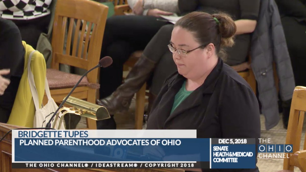 Witness Bridgette Tupes: “as a small business owner whose financial security is incumbent upon her company, the decision of childbearing is a deeply difficult and personal one. It requires considerations for myself as well as those that impact my livelihood,” #StopTheBans