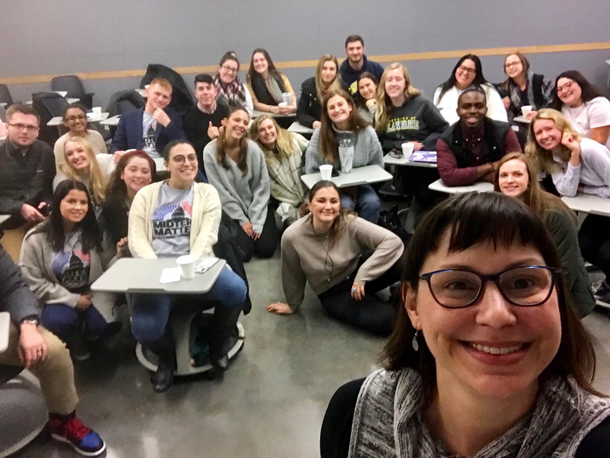 Last class meeting of National Agenda 2018! Students ROCKED their final presentations. #UdelAgenda #Midterms2018 #MidtermMatters