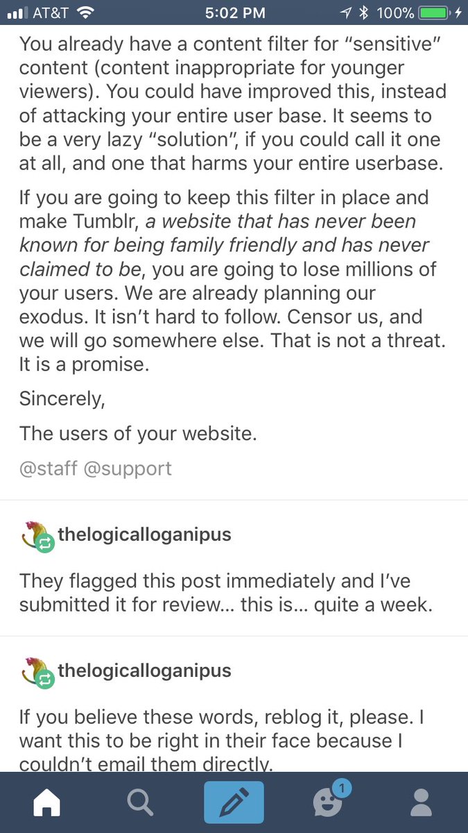 voxxiebaby's tweet photo. Aaaaand continued post @tumblr #tumblr #TumblrGeddon #TumblrIsDeadParty #TumblrRIP https://t.co/nhM0qgNWrI