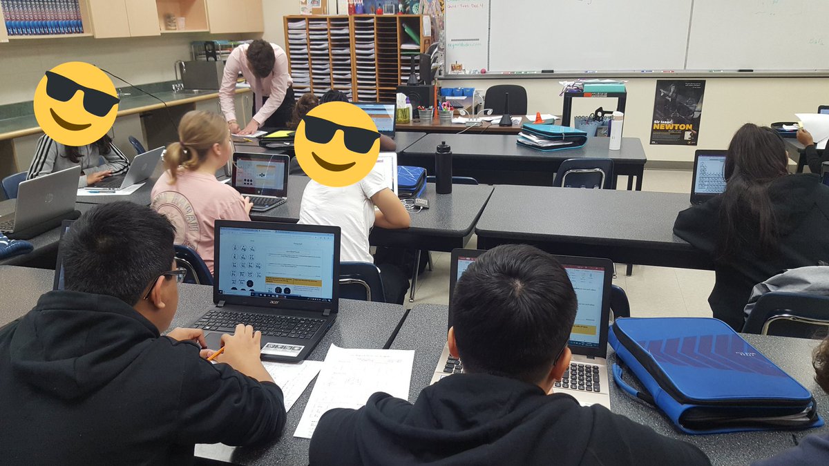 BrittneyBiology's tweet photo. Grade 10s hard at work completing a digital version of ionic bonding puzzle. This activity has always led to connections for students, digitizing still lead to the same connections without having to sweep the floor after. Win-win! #edtech #digitalinteractivenotebooks https://t.co/5EG8OQwnoU