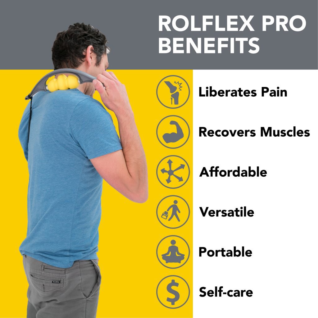 iRolflex's tweet photo. Specifically designed based on the anatomy and biomechanics of the human body, the Rolflex’s unique shape provides incredible leverage with laser-focused pressure without restricting motion, creating an unparalleled therapeutic release of tension! 

#FoamRoller | #MassageTherapy https://t.co/xu6i68SdwB