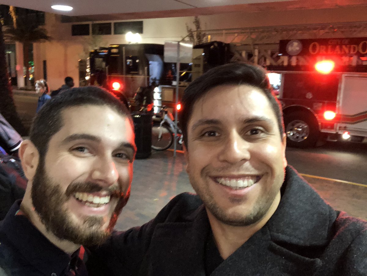 joelmartinez's tweet photo. Hanging out with @JamesMontemagno at tonight’s @ONETUG meeting. His talk on mobile development was so hot, they called out the fire 🔥 department! 🚒 #Xamarin #OrandoDevs #fldevs https://t.co/foSkq3q6Zg