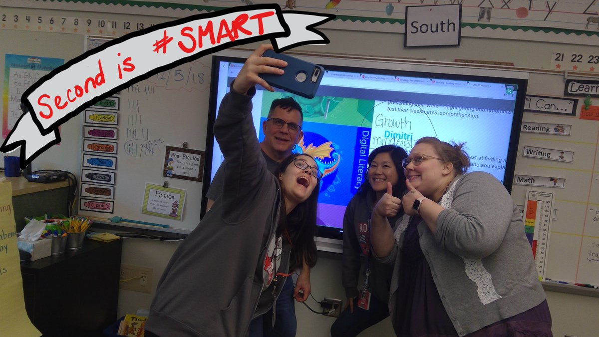 ThatTechTeacher's tweet photo. Rose Hill teachers having fun learning about their new #SMART Boards! #LWSDisSMART https://t.co/XMeXFdUVOZ