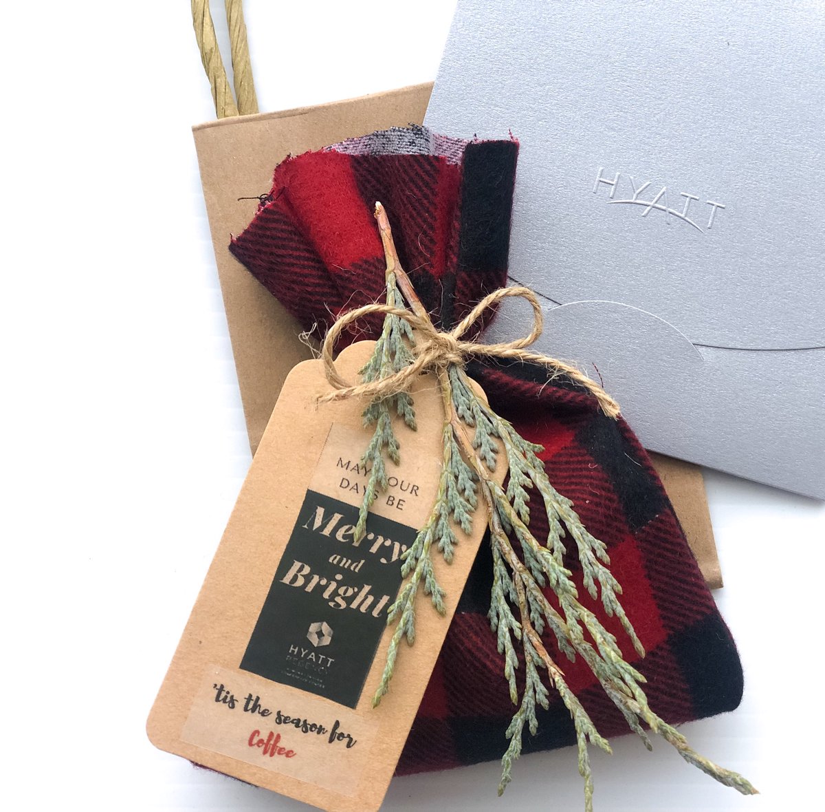 Hyatt_Aurora's tweet photo. Little flannel pouches of French Roast happiness ☕️☃️🎁 https://t.co/IZY4XaJncE