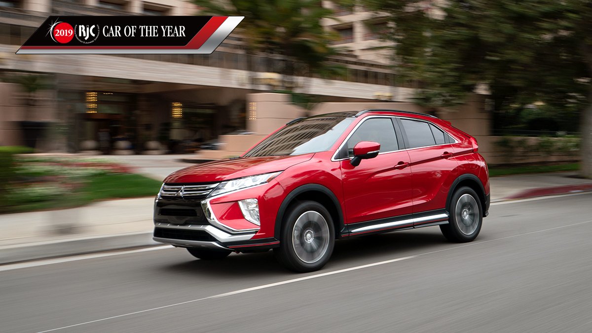 mitsucars's tweet photo. The Mitsubishi Eclipse Cross has been awarded  "2019 RJC Car of the Year" by the Automotive Researchers' &amp; Journalists' Conference of Japan (RJC) https://t.co/ymGRxjMMrm https://t.co/qfpANTHGHc