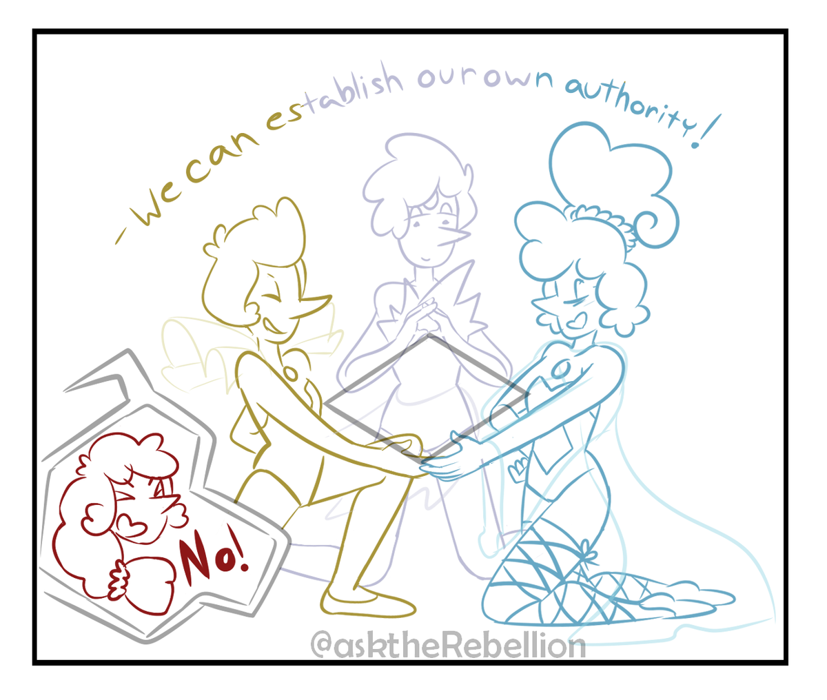 asktheRebellion's tweet photo. π¬ when are you going to overthrow the diamond authority
#FindingStarsinDesolateSkies #SU #StevenUniverse #Gemsona https://t.co/4LZp2gmm8l