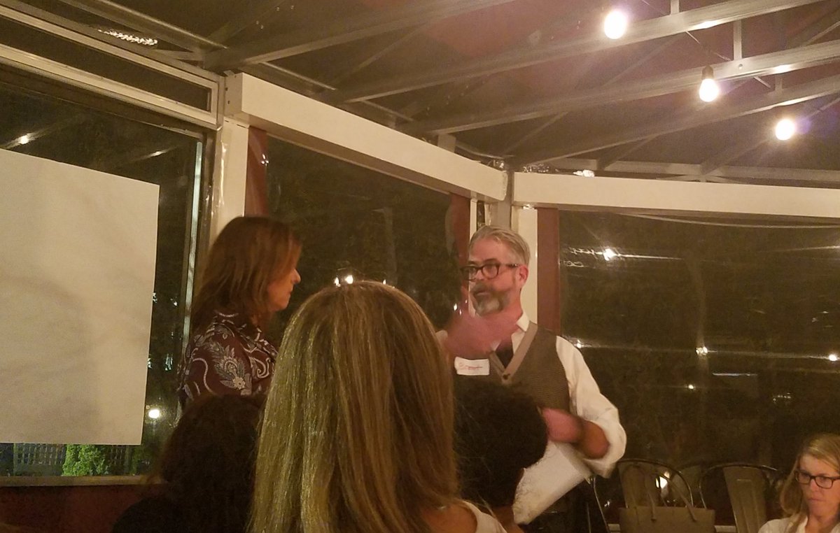 ConnectAndImpro's tweet photo. #sipsession with @FathomFutures founder @lauracampbell and Brent Robertson. https://t.co/eXTNDNQOds