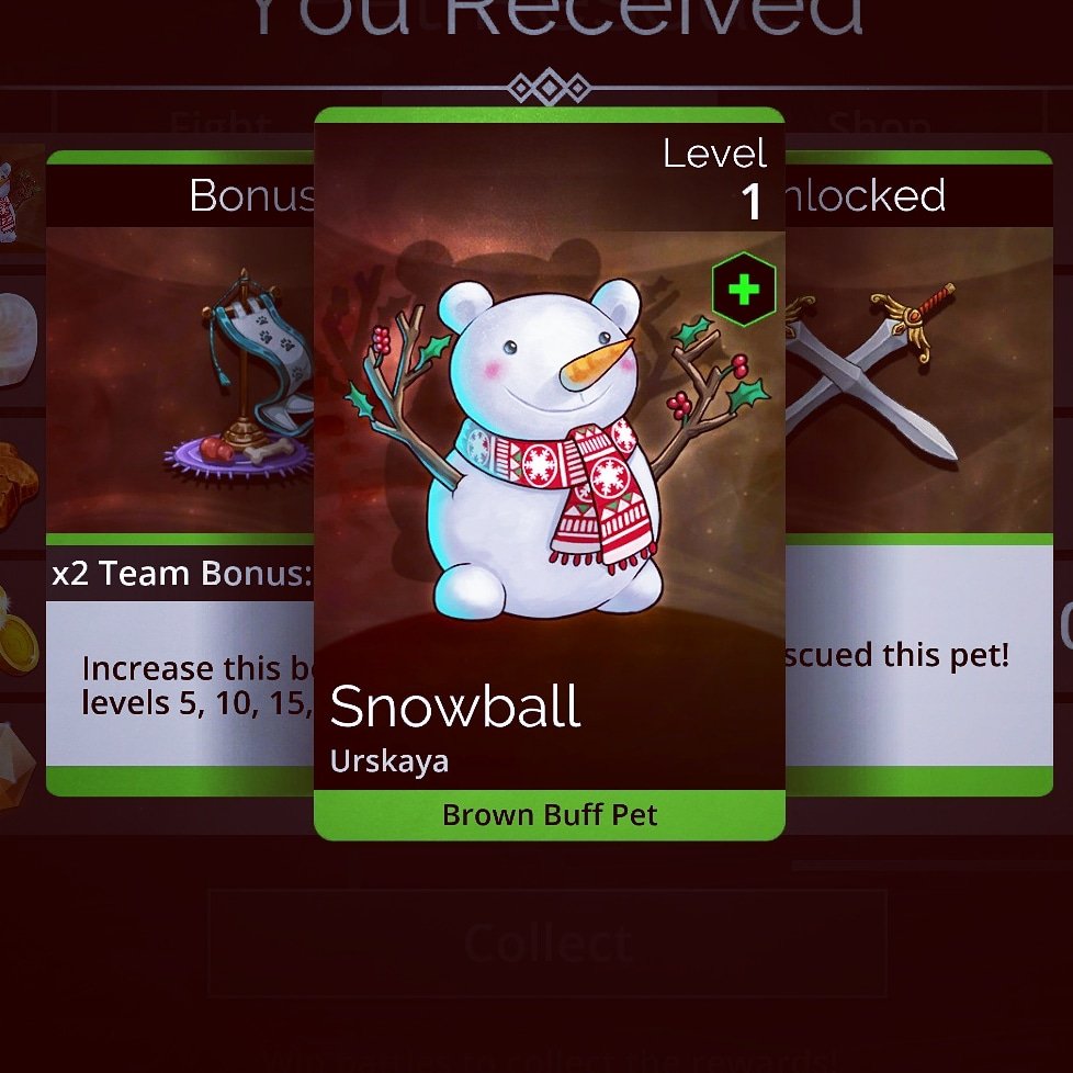 GemedesGem's tweet photo. How stinkin cute is this? Happy Holidays! #gemsofwar #petrescue #Match3RPG https://t.co/0t1mkvoLsV