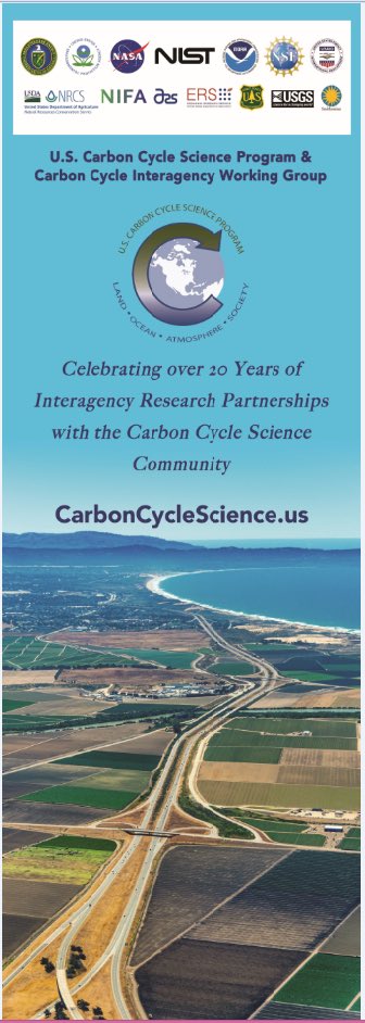 USCarbonProgram's tweet photo. Here are our main #agu18 events. See you there!! #20yearsofcarbonprogram #soccr2 @NACP_Carbon @USCLIVAR @US_OCB @USDA_NIFA @USGSLive @NASAEarth @NOAAClimate @OA_NOAA @forestservice @doescience @NSF @usnistgov etc. https://t.co/CUDct4WbzT
