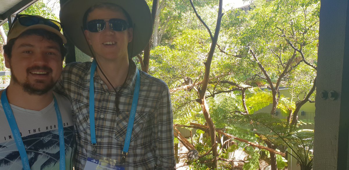 jonathanhedger's tweet photo. The wild squad from @IONSKOALA2018 visits their own kind at the @tarongazoo for #ionskoala2018 https://t.co/GbL1EX3Pje