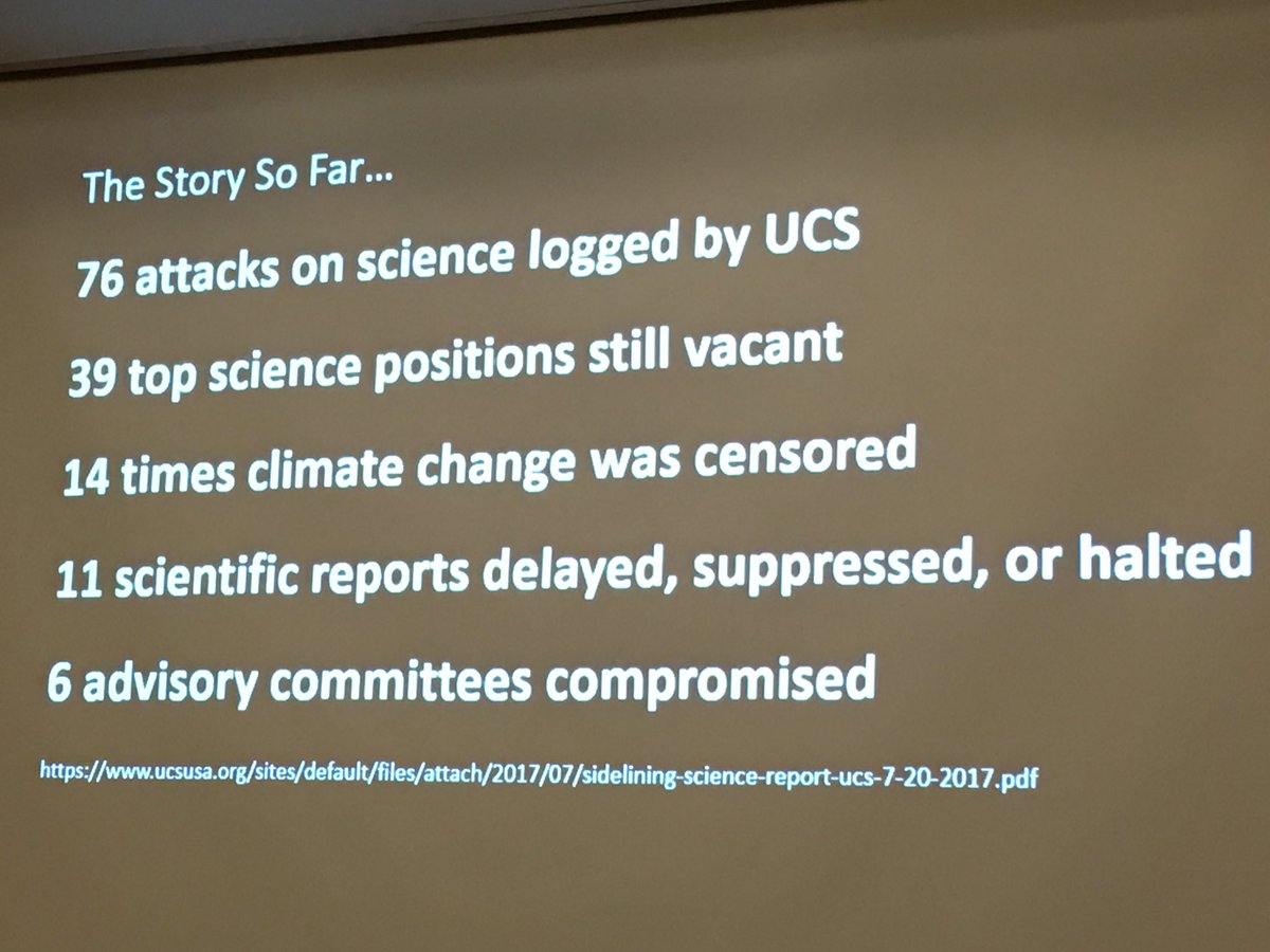 suwhitte's tweet image. Important evidence that science has been sidelined with this administration. #KSCBio