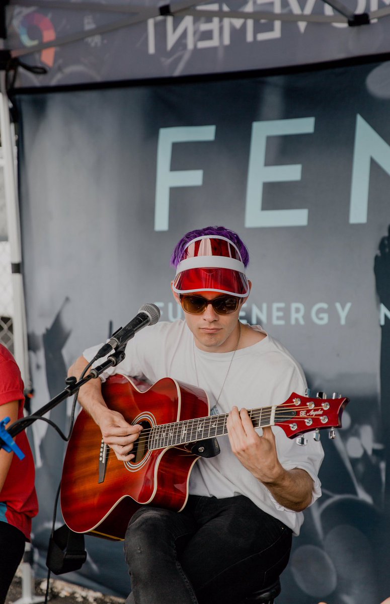 FENDmovement's tweet photo. OMG 😯Just found these awesome photos by @elliemitchphoto of @waterparks FEND acoustic set! Which photo is your fave? #fendmovement https://t.co/mEyRYLczrb