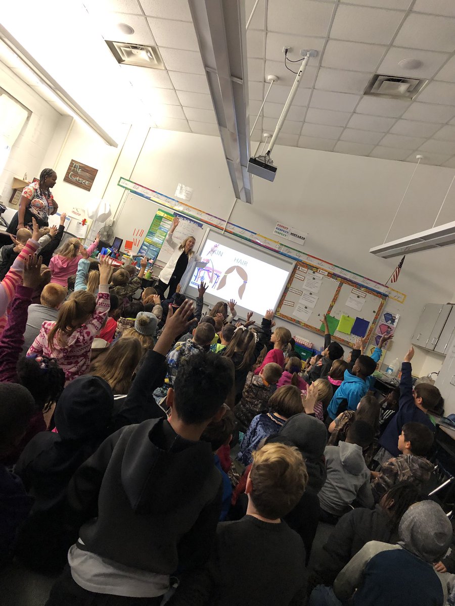 cmorrill3rd's tweet photo. Career day success- the kids were so interested! @Super_Stallions https://t.co/d97yV86GIq