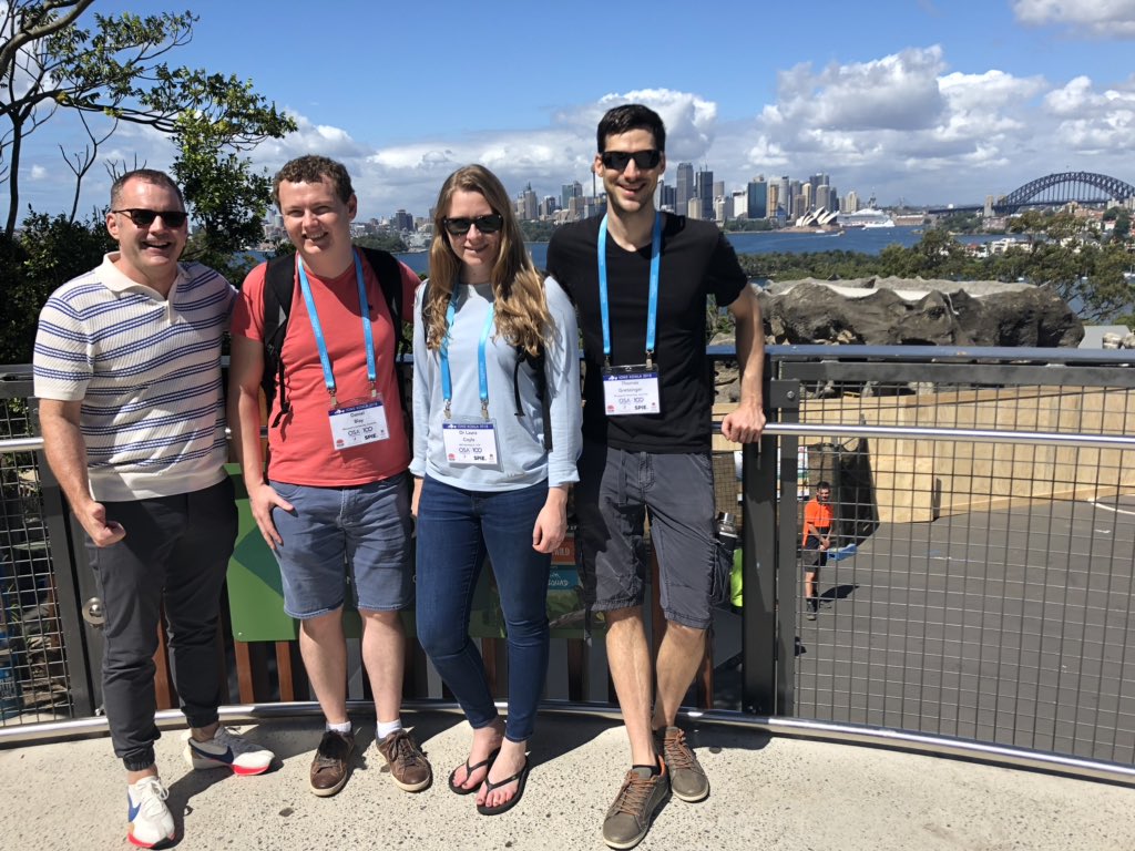 TomChadStark's tweet photo. @OpticalSociety #IONSKOALA2018 with organizers Dan Blay, Thomas Gretzinger and OSA Ambassador Laura Coyle.  Great day! https://t.co/1MUVezHIan