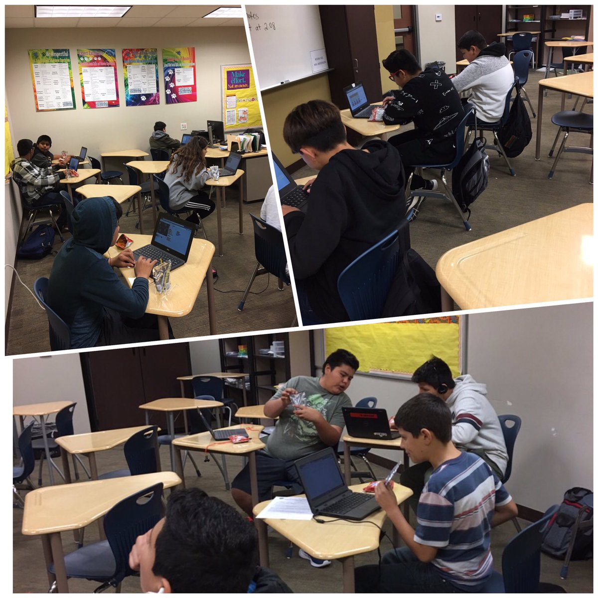 JSynnott1's tweet image. One of the highlights in my week is working with our #MastersOfCode students with @techteacher88 as they dedicate 3 hours after school each week to learn coding and computer science. #CSEdWeek #PUHSDcodes @puhsd @PinacateMS