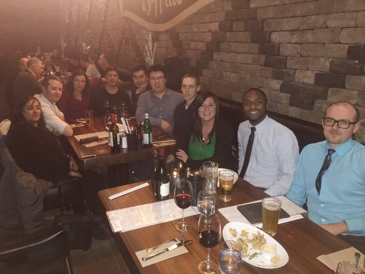 Out with the best team in banking to celebrate the holiday season &amp; the incredible year we’ve had. So blessed to work with these hard working people! Happy Holidays everyone from the Elgin &amp; Slater BMO branch! #elginandslater #beingecnod #proudtoworkatBMO ⁦