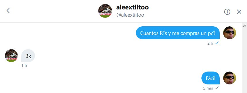 ElBeiro's tweet photo. 3k RTs y @aleextiitoo me compra un pc

Dad RT que no os cuenta nada, a tope. https://t.co/mgXxLDPV1Z