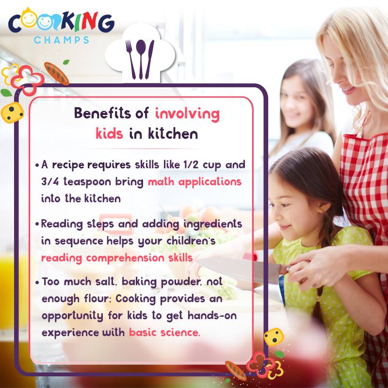Cooking_Champs's tweet photo. With all the benefits of #teaching kids to #cook, and no limits with starting, what are you waiting for? 
Visit- https://t.co/QZnygmuwtn

#CookingChamps #FunLearning #Education #ChildObesity https://t.co/IrdiGhMot8