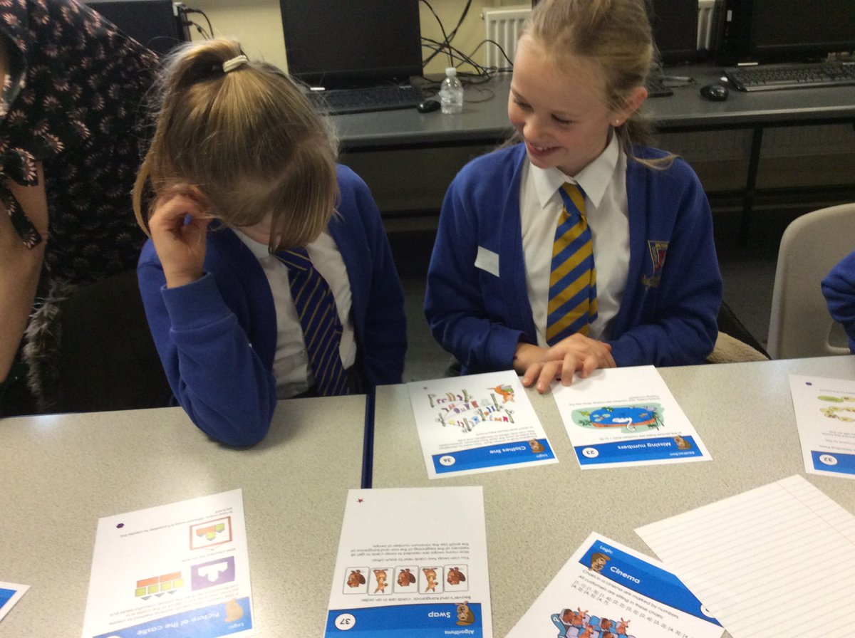 ebacomputing's tweet image. So many tweets I've not sent! On the 7th October, 12 wonderful pupils from @mossley_primary came to @eatonbank to do some 'unplugged' computer science and take part in the @bebrasuk Computational Thinking Challenge ... sorry it's taken so long to acknowledge it 😳