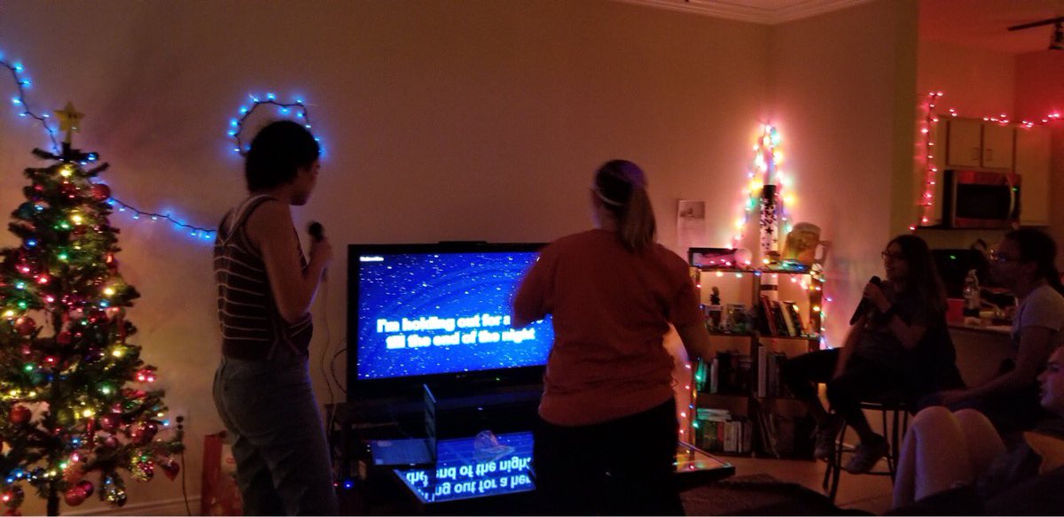 UWiald's tweet photo. Our Christmas karaoke social was wiald! 🎄🎤#karaoke #christmasfun #WIALD https://t.co/miqAjrulPZ