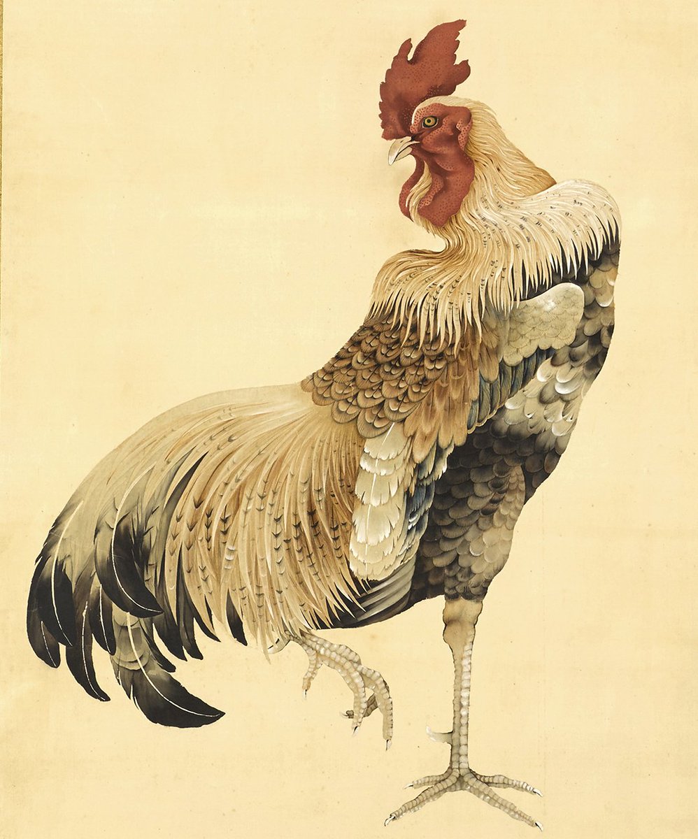 bonhams1793's tweet photo. On December 17 & 18 we will present 3 sales of #AsianArt in San Francisco - Decorative Asian Art, Fine Snuff Bottles & Fine Asian Works of Art, the latter featuring a large, arresting two-panel folding screen by #Raisho, entitled "Rooster, Hen and Chicks" https://t.co/n5JJ3pAmyk https://t.co/gNW3leUJSN