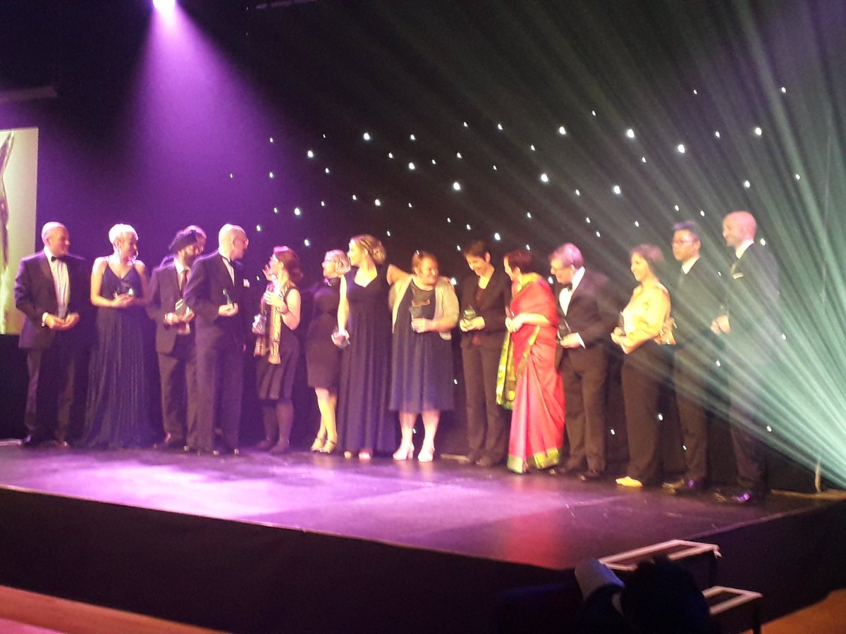 CATHResearchDMU's tweet photo. Tonight's award winners at the #DMU #CEM awards included #CATHI members @Dr_MoniaA and @justintherhymer HUGE CONGRATULATIONS! https://t.co/c6ktdjqQUR
