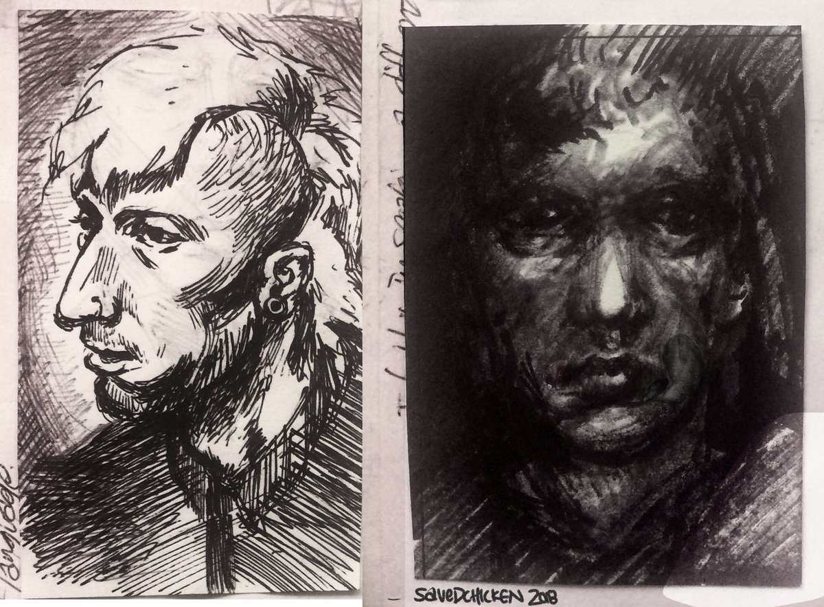 Sketchbook studies/fanart of @twentyonepilots who I saw live last month. heheheh #twentyonepilots #cliqueart 