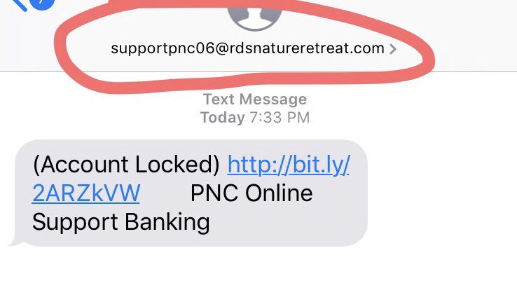 JeriMoncel's tweet image. This is clearly, absolutely 💯 legit. #pncbank #scammers 🤨🤨😑😑