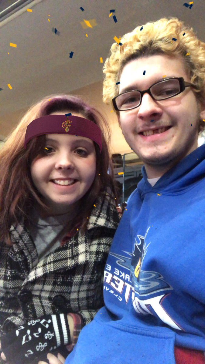 book_nerd9's tweet photo. @TweetQTV my first Cavs game!!! 17/10 would/will come again https://t.co/vmts20rKBb
