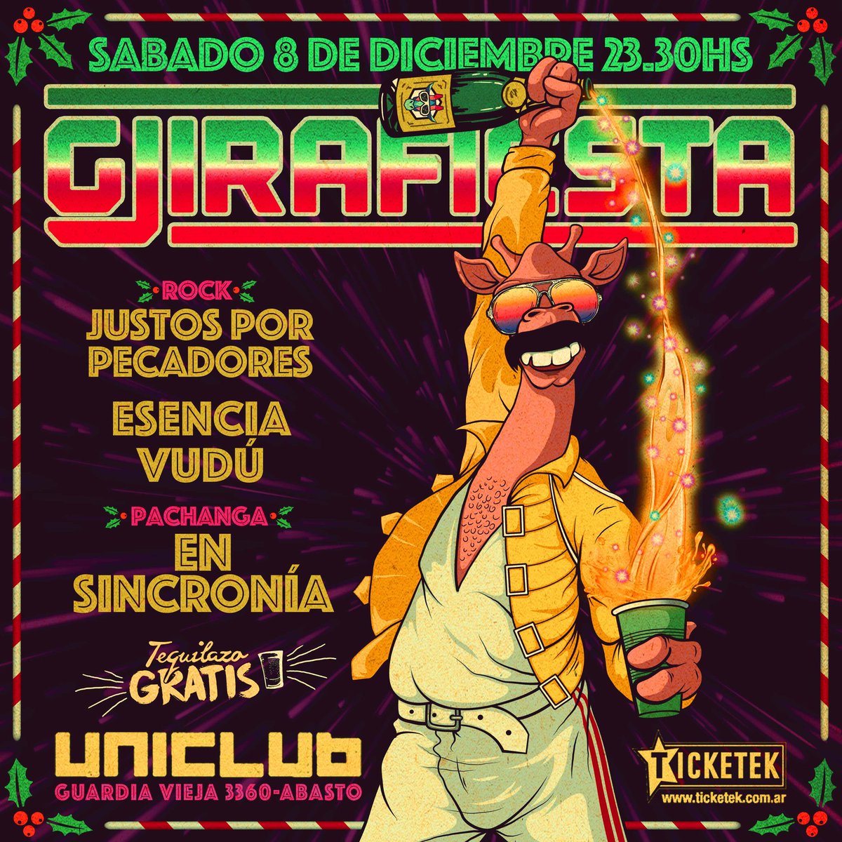 🎉SORTEAMOS 5 PARES DE ENTRADAS EN INSTAGRAM🎉
Seguí los pasos y ganate 🎟 2 ENTRADAS C/CONSUMICIONES🍻 para la GjiraFiesta de éste Sábado 8 de Diciembre en Uniclub
Enterate como ingresando en nuestro #INSTAGRAM

#Sorteo #GjiraFiesta #SinGjiraNoHayFiesta #8AñosRompiendoPeras