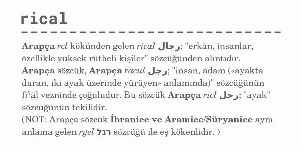 Rical | nisanyansozluk.com/?k=rical