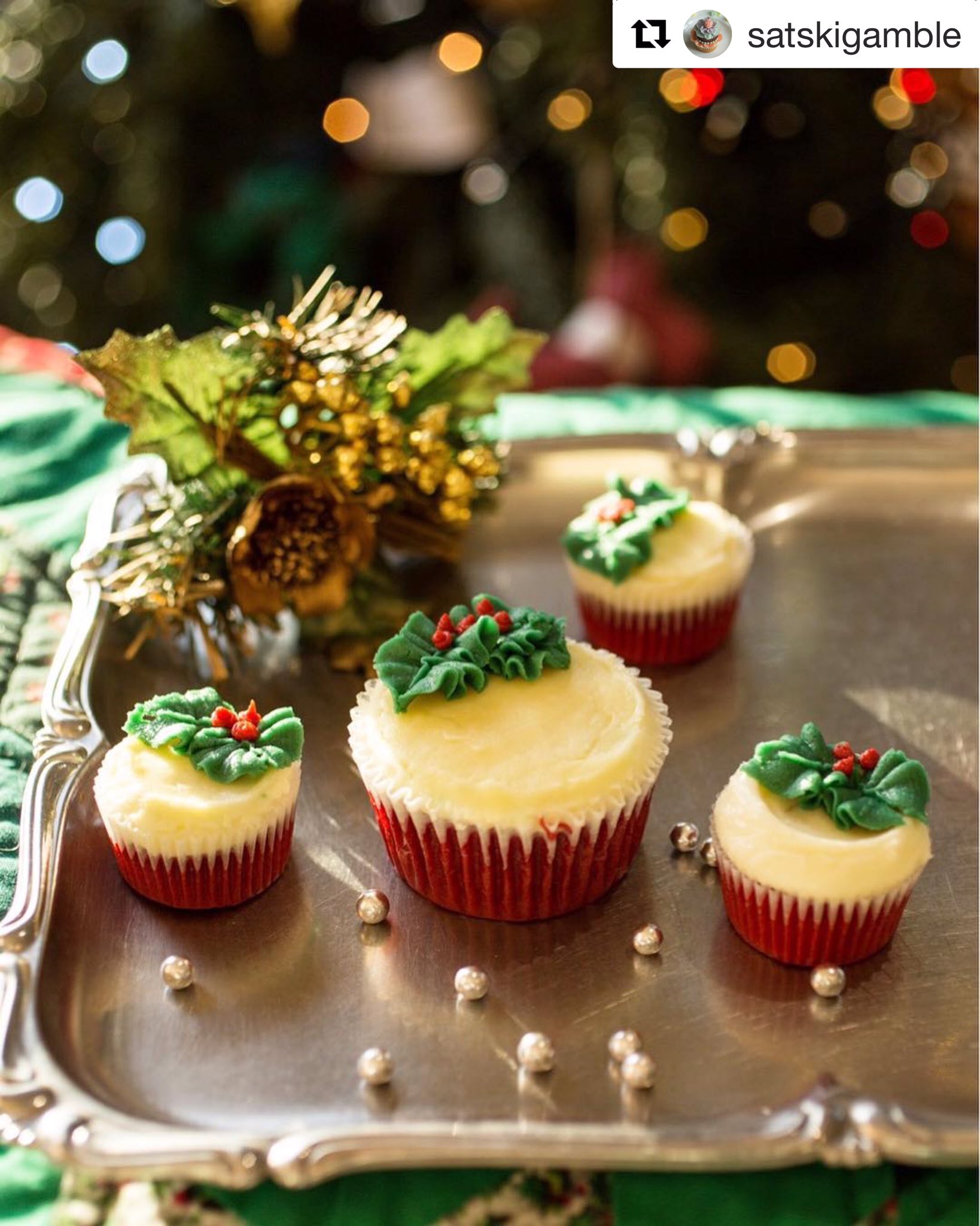 日本カップケーキ協会 Christmas Cupcakes クリスマスカップケーキ お菓子作り