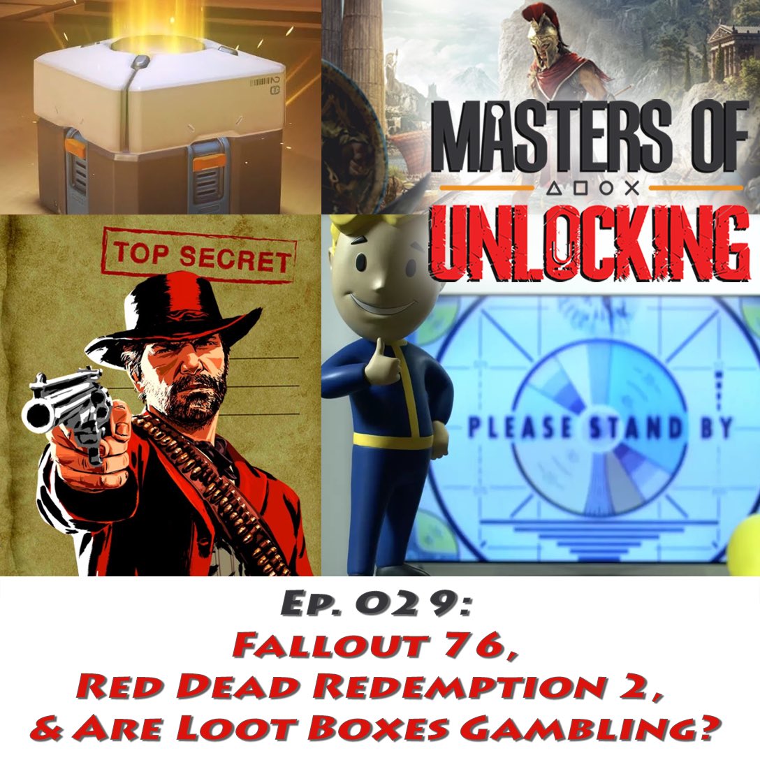 MoUPodcast's tweet photo. Strap-in and plug those fancy AirPods of yours into your ear holes... it’s time to chat about Red Dead Redemption 2, Assassin’s Creed Odyssey, Fallout 76, loot boxes, Valve, Ken Griffey Jr, &amp; more.

https://t.co/kizPi9YsQB https://t.co/EY7sMfR8Vp